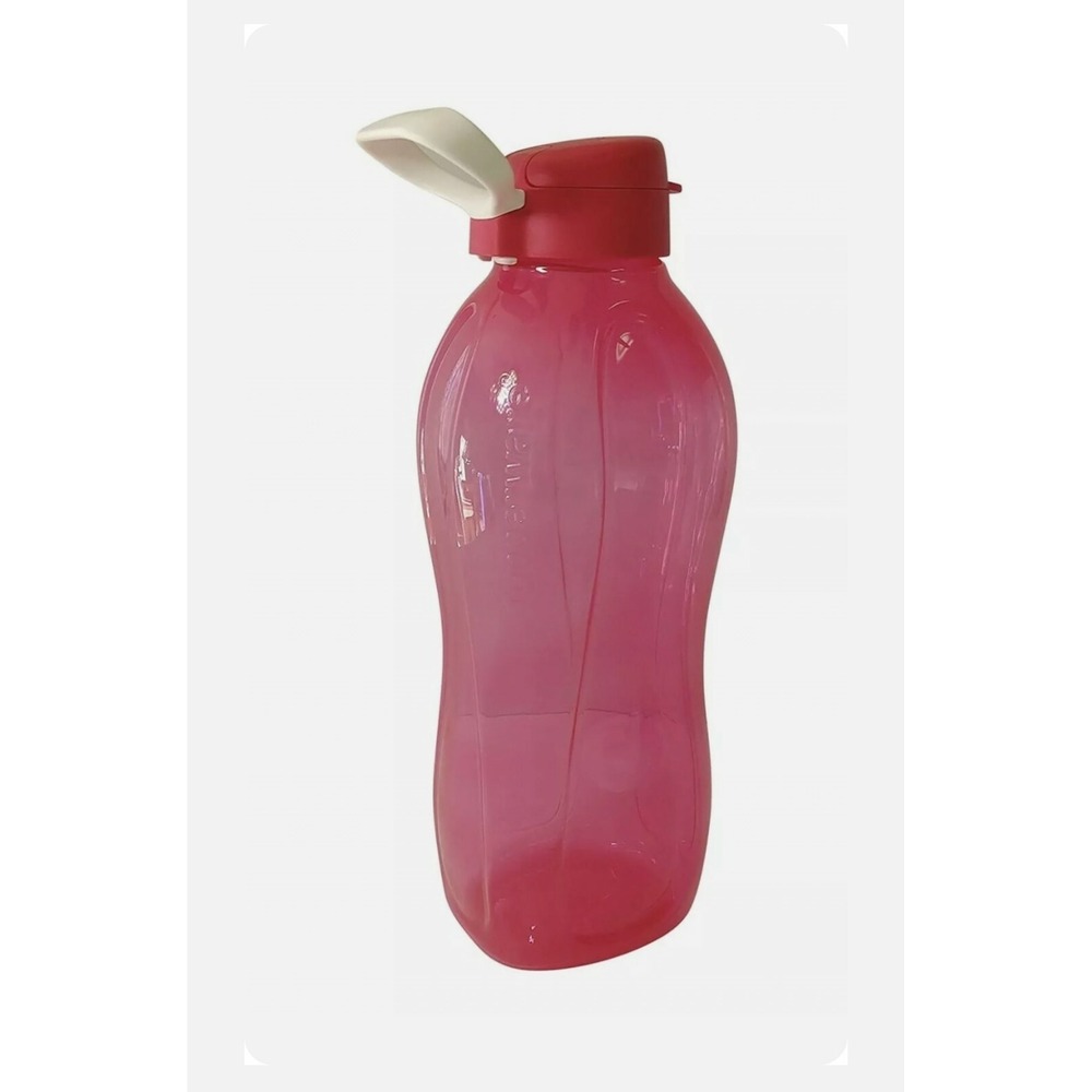 Tupperware Eco Drink Bottle 2L Pink With White Handle New X-Large